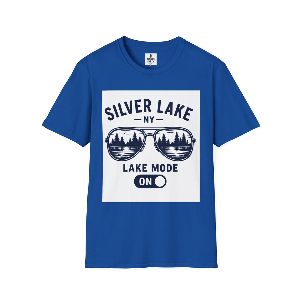 Lake Mode ON Silver Lake Softstyle T-Shirt