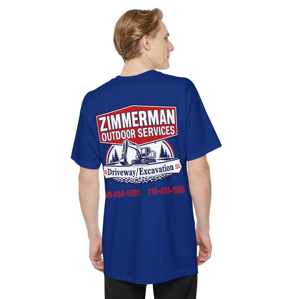 Zimmerman Outdoor Services T-Shirt – Driveway & Excavation Work Tee