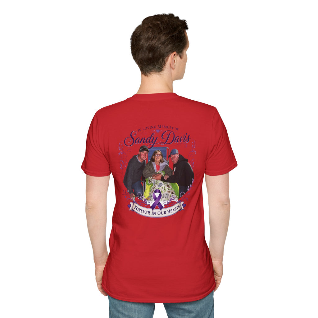 'Sandy Davis' Memorial Ribbon  Tee