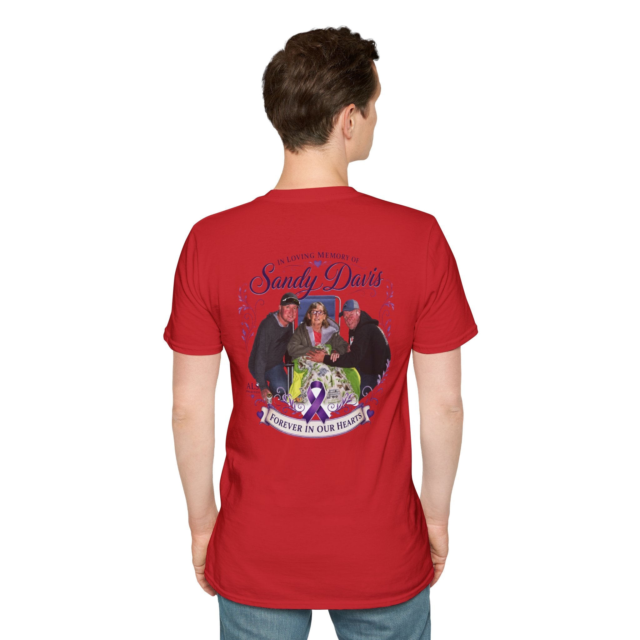 'Sandy Davis' Memorial Ribbon  Tee