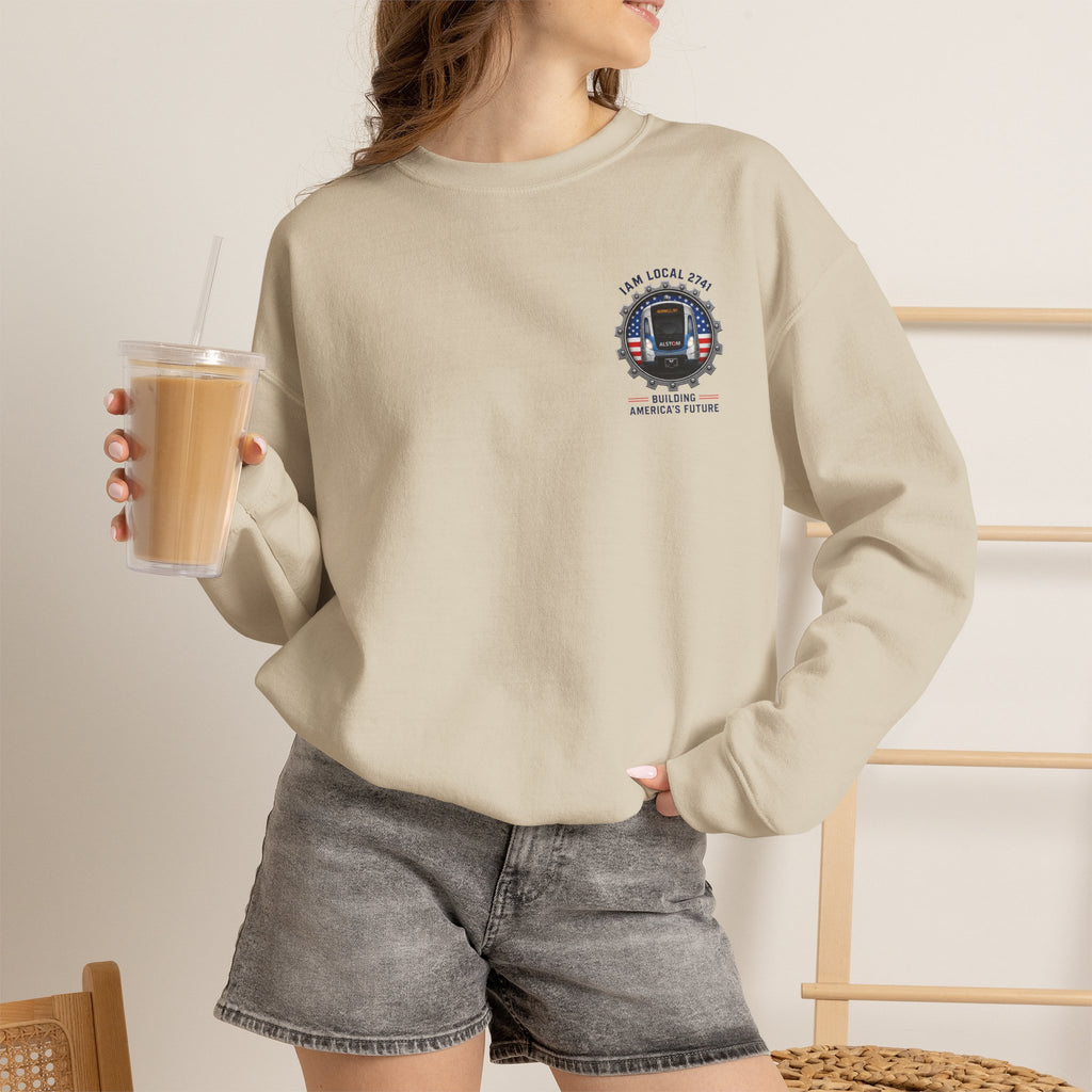 Union Pride Sweatshirt — "I Am Local 2741" 250 Years American Innovators Crewneck