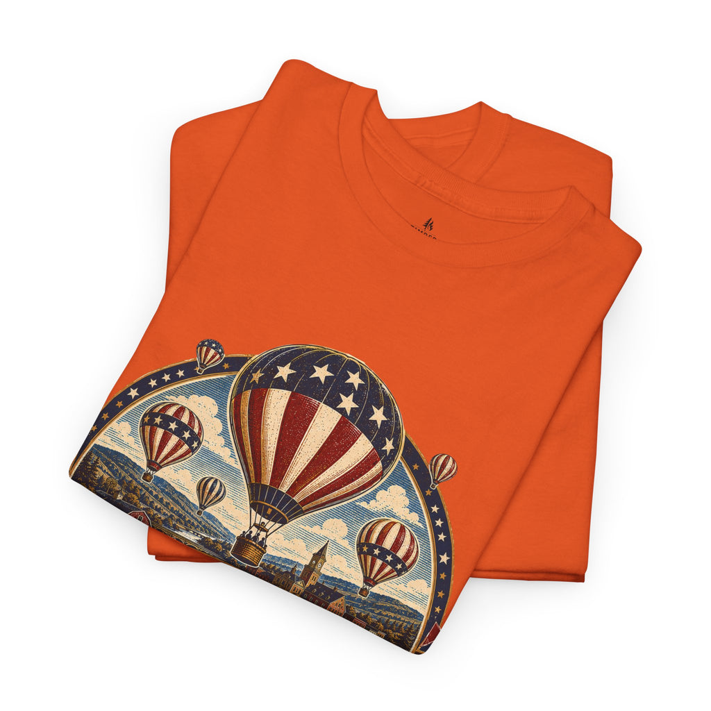 Wellsville NY Balloon Rally 2026 America 250 Vintage Festival T-Shirt