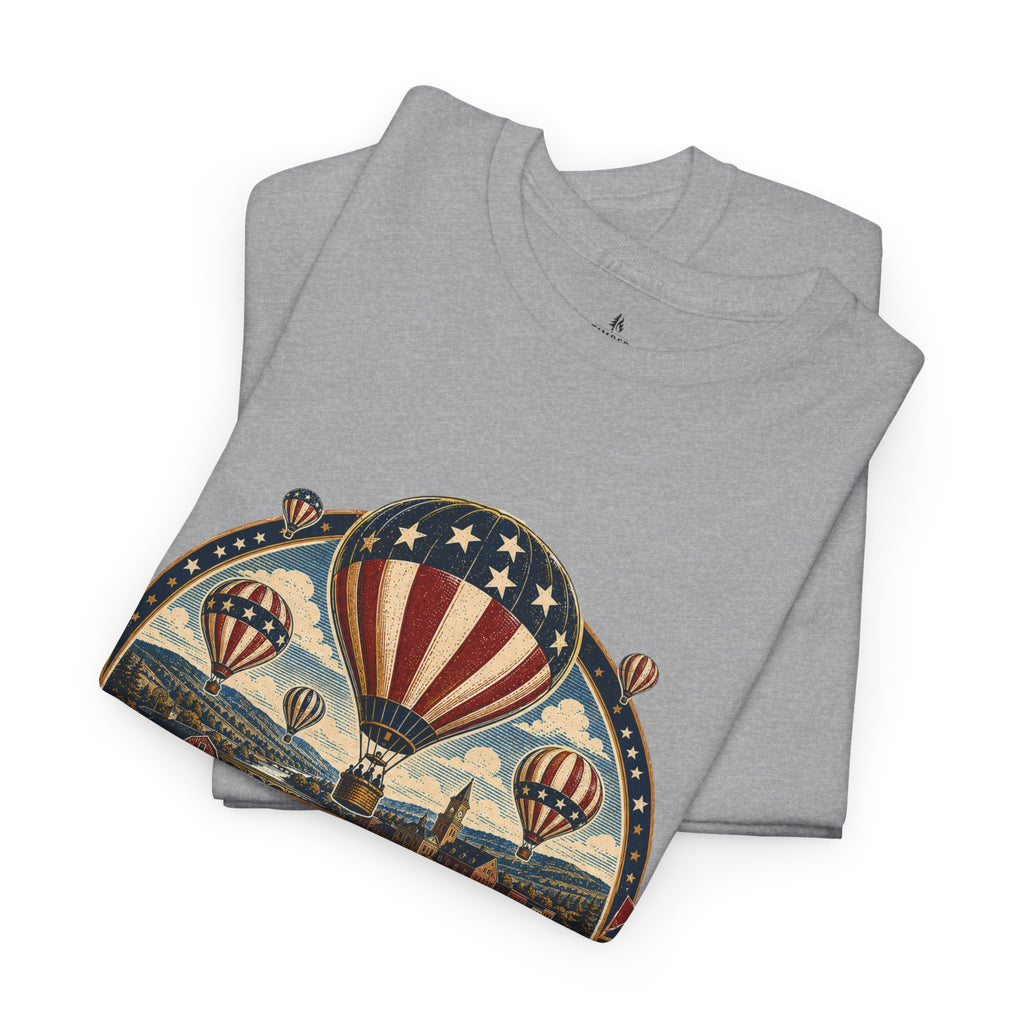 Wellsville NY Balloon Rally 2026 America 250 Vintage Festival T-Shirt