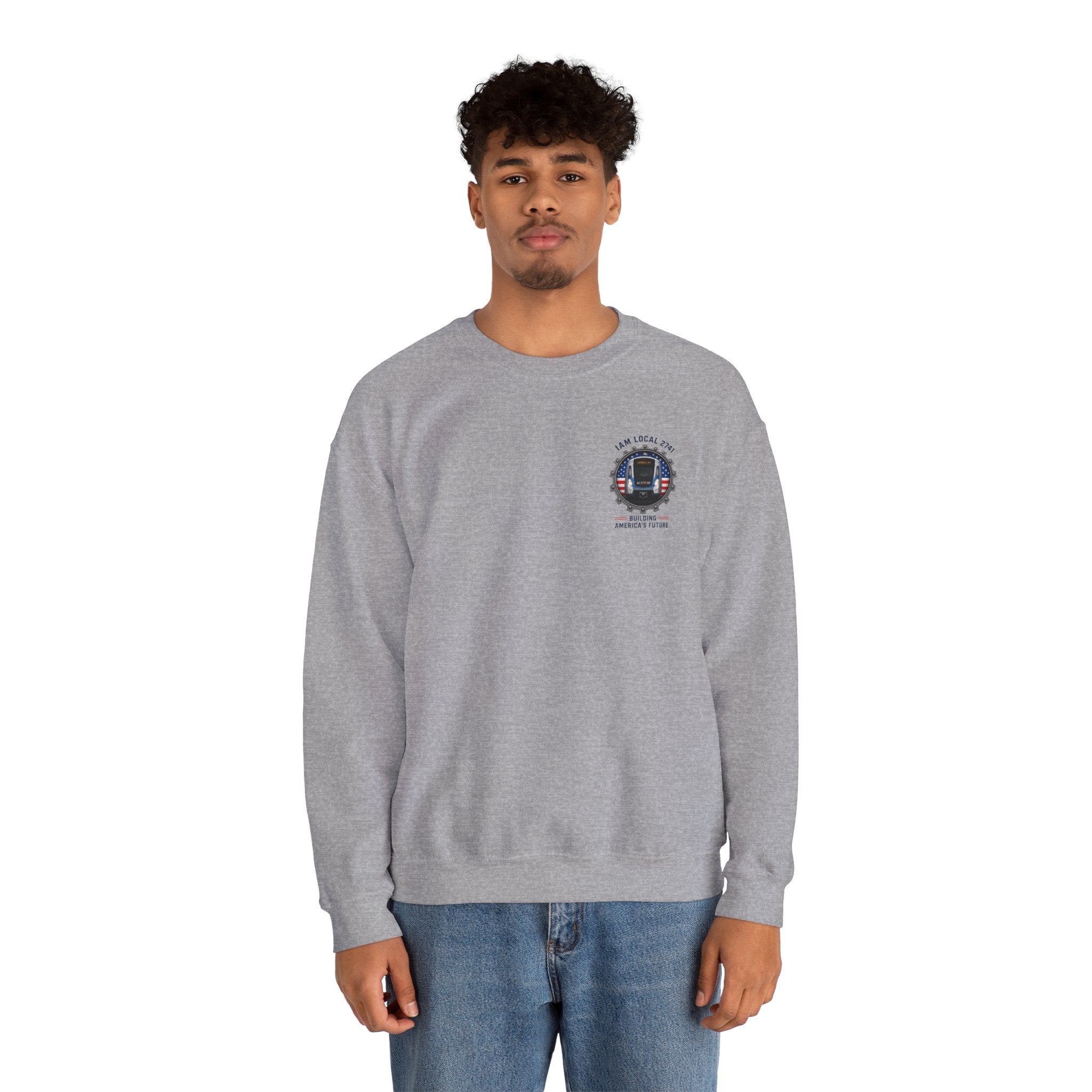 Union Pride Sweatshirt — "I Am Local 2741" 250 Years American Innovators Crewneck