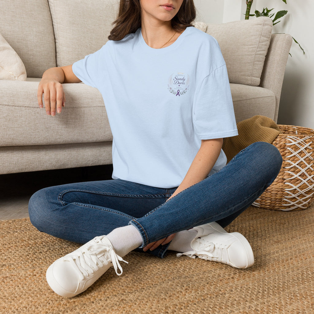 'Sandy Davis' Memorial Ribbon  Tee