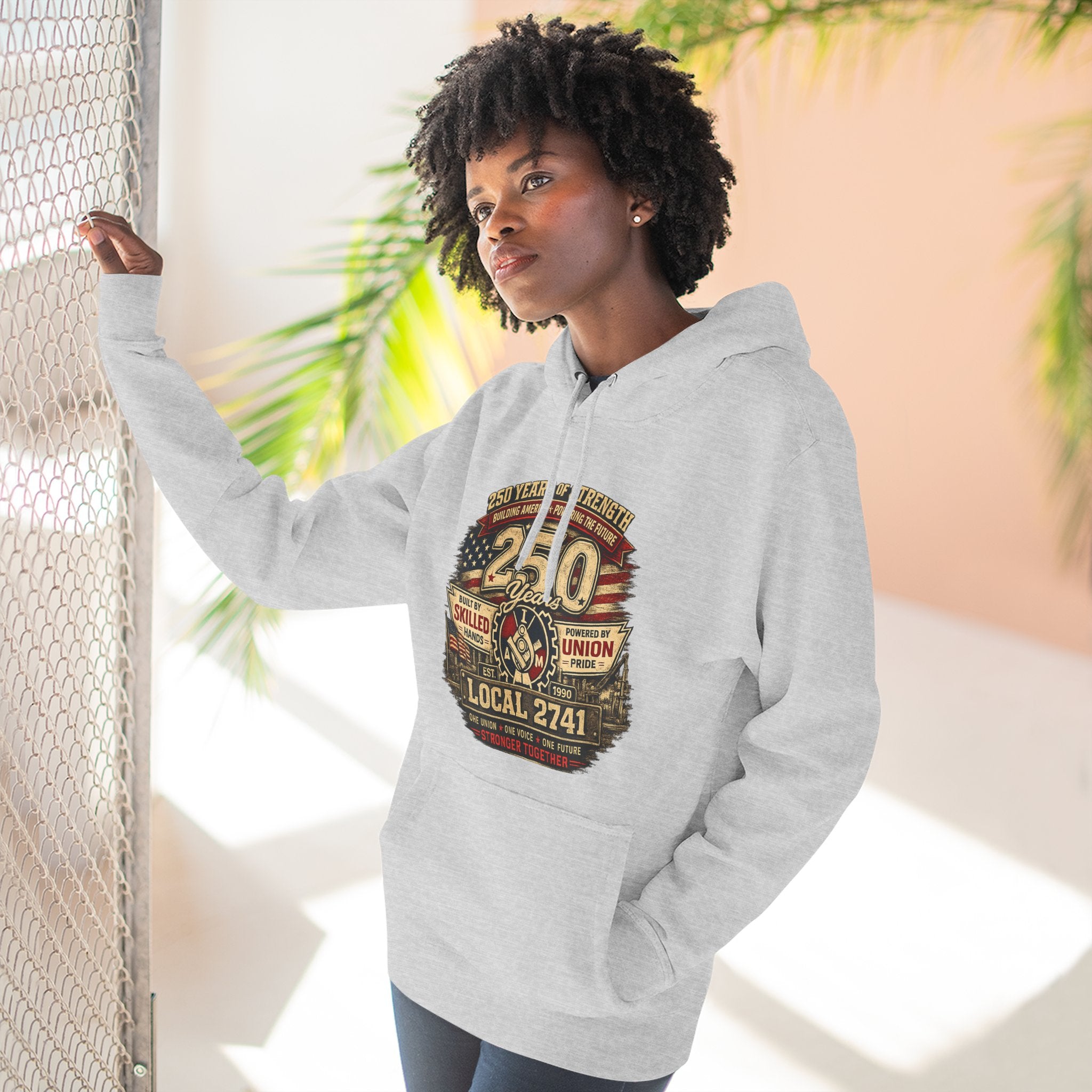 IAM Local 2741 | 250 Years Strong Commemorative Hoodie