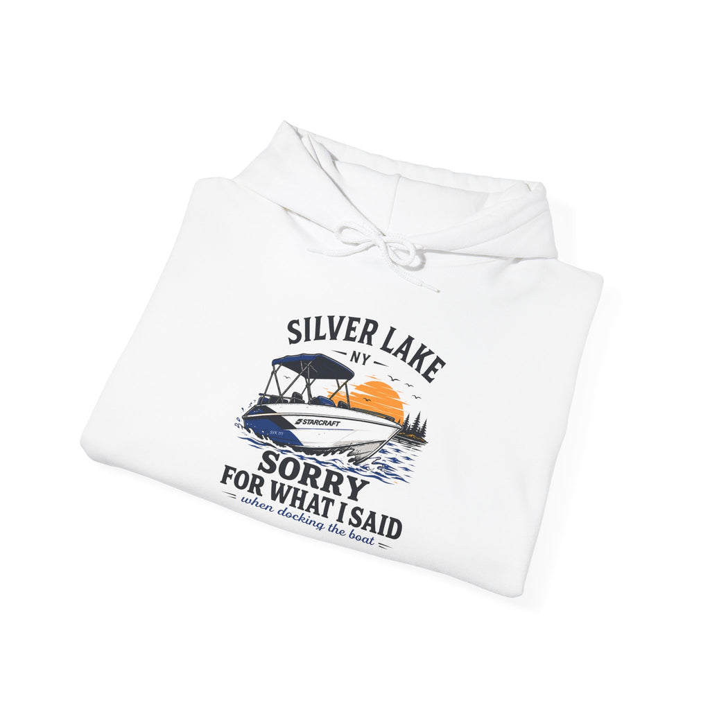 I'm Sorry Silver lake Heavy Blend™ Hooded Sweatshirt