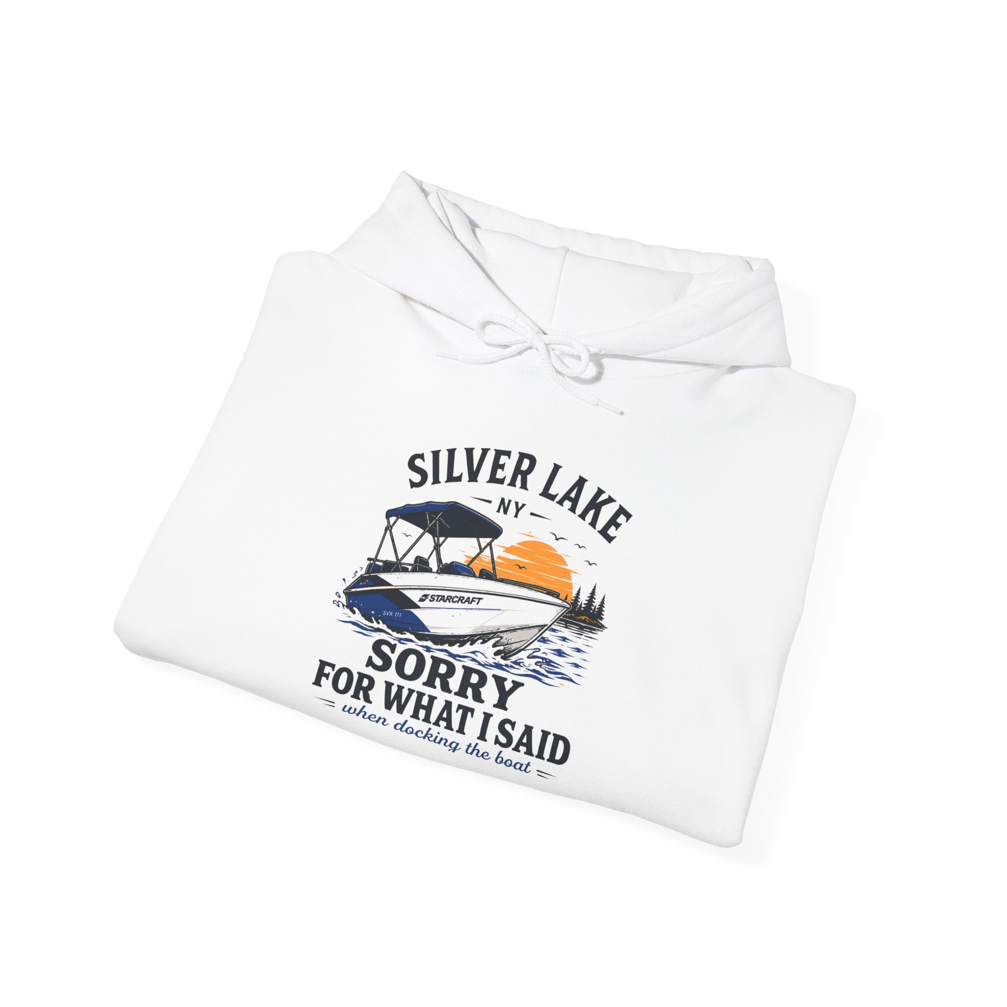 I'm Sorry Silver lake Heavy Blend™ Hooded Sweatshirt