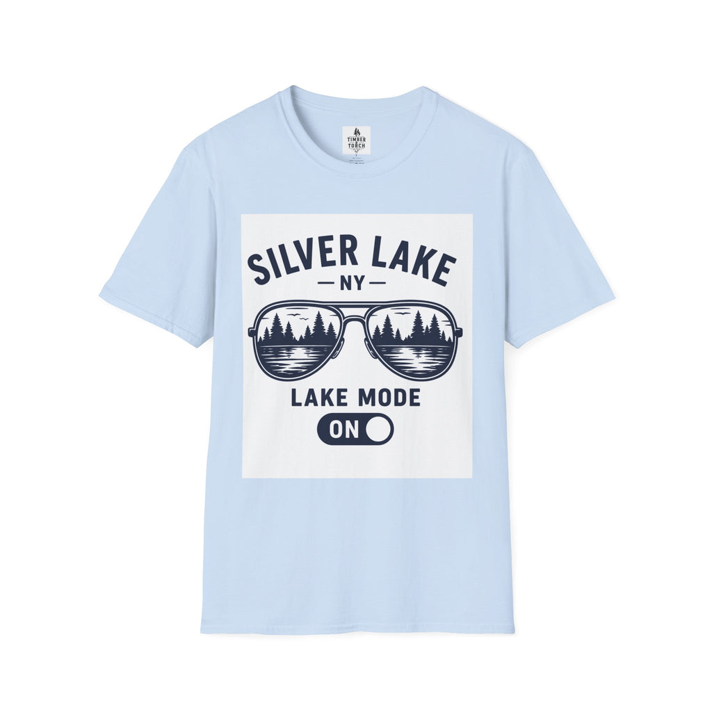 Lake Mode ON Silver Lake Softstyle T-Shirt