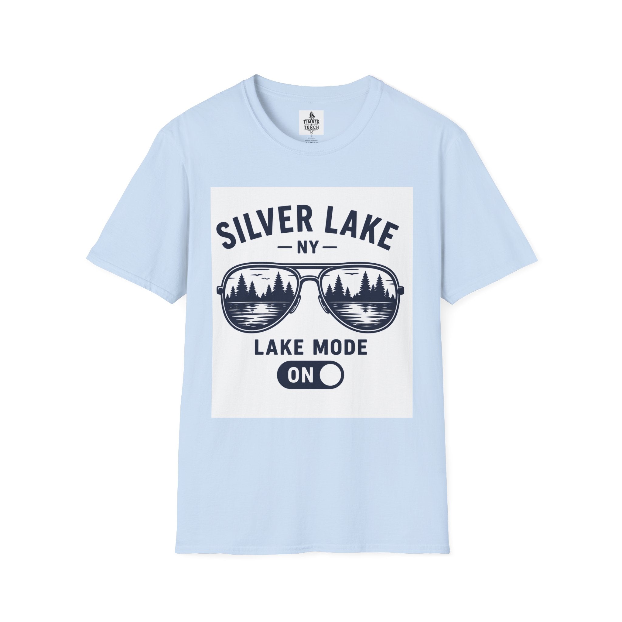 Lake Mode ON Silver Lake Softstyle T-Shirt