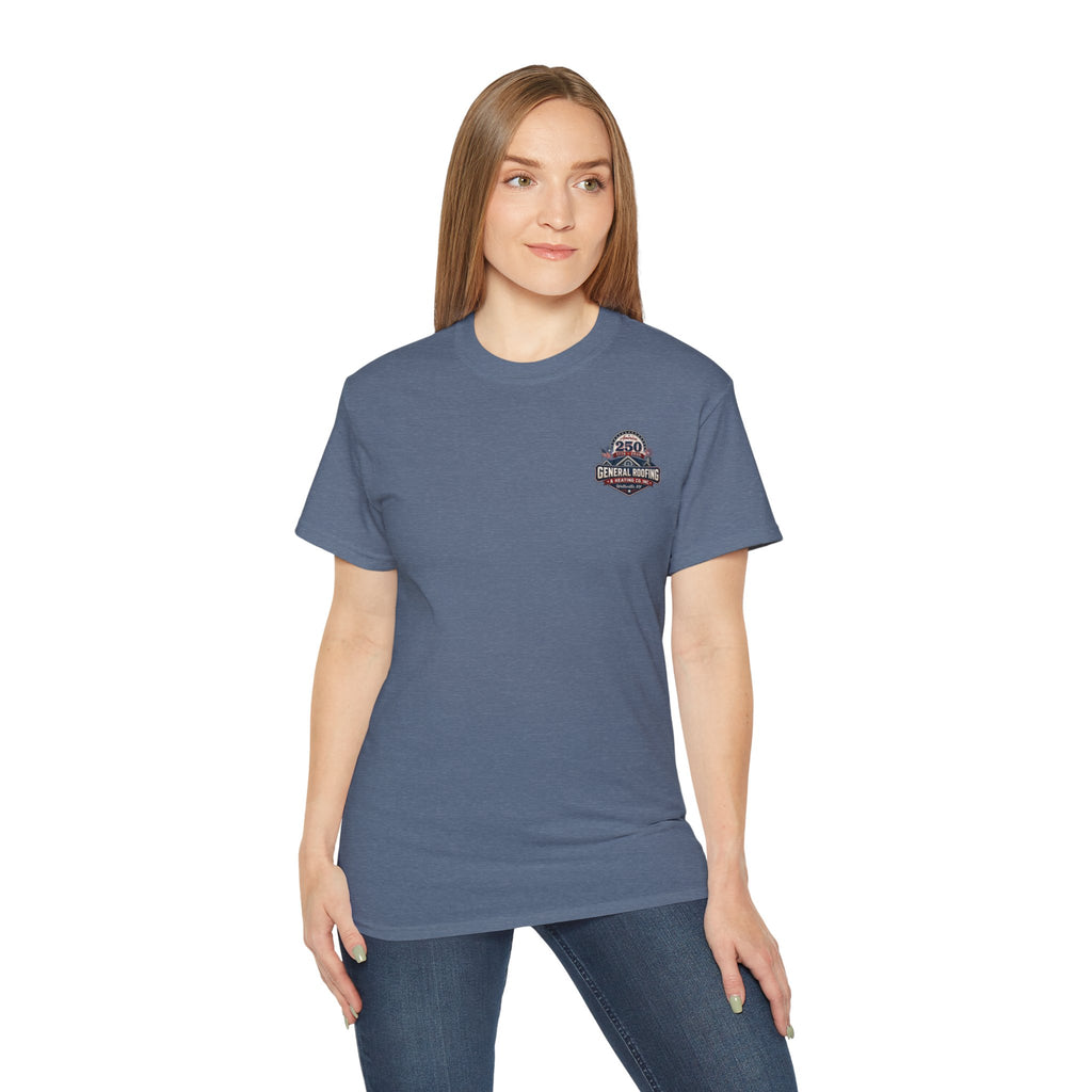 "General Roofing" Patriotic Logo T‑Shirt
