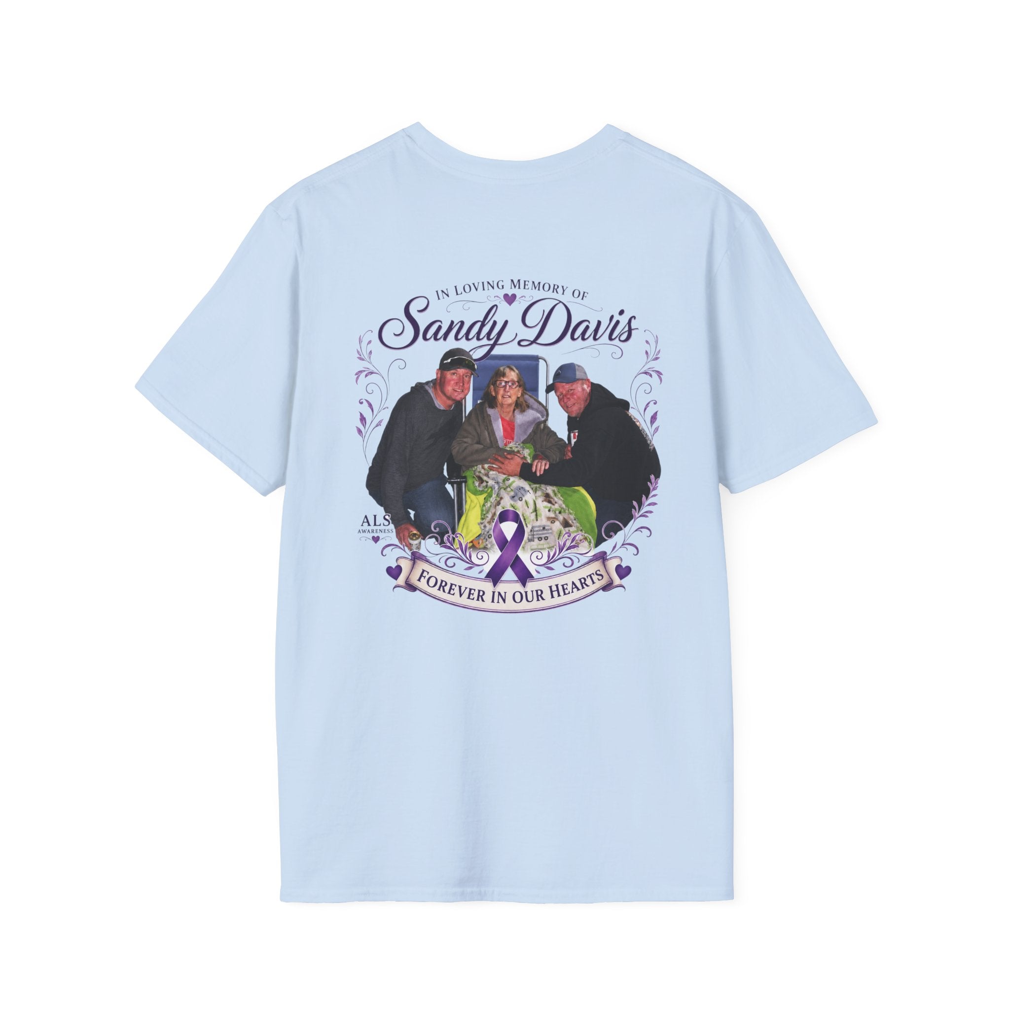 'Sandy Davis' Memorial Ribbon  Tee