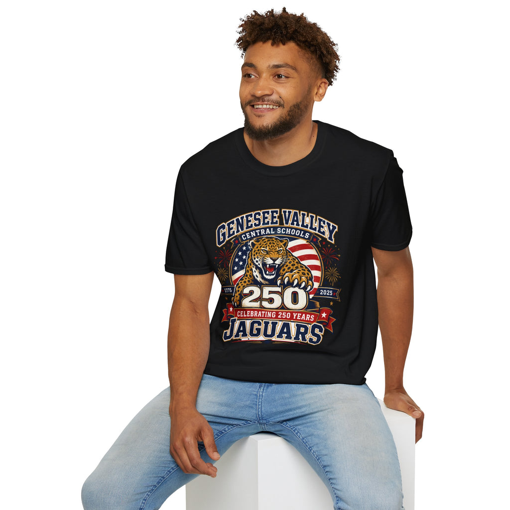 Genesee Valley Jaguars 250th Anniversary T-Shirt