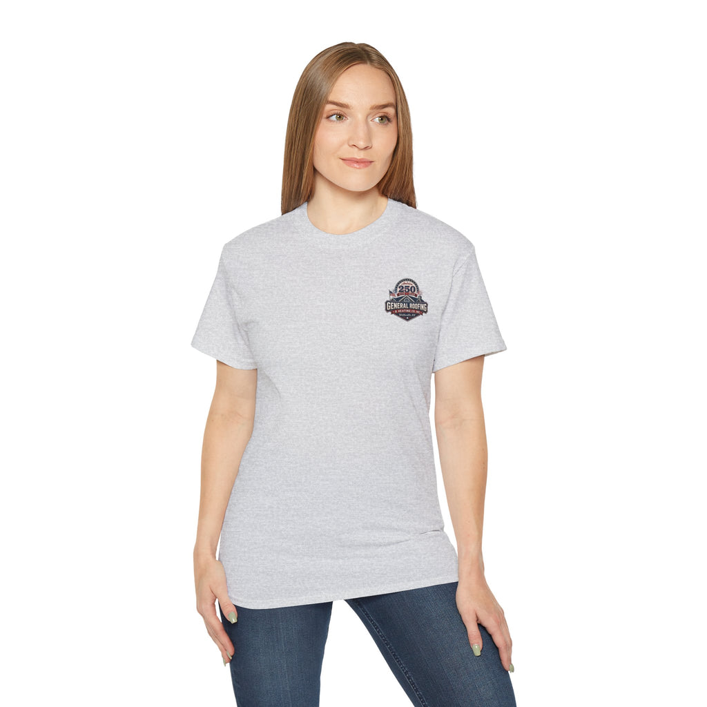 "General Roofing" Patriotic Logo T‑Shirt