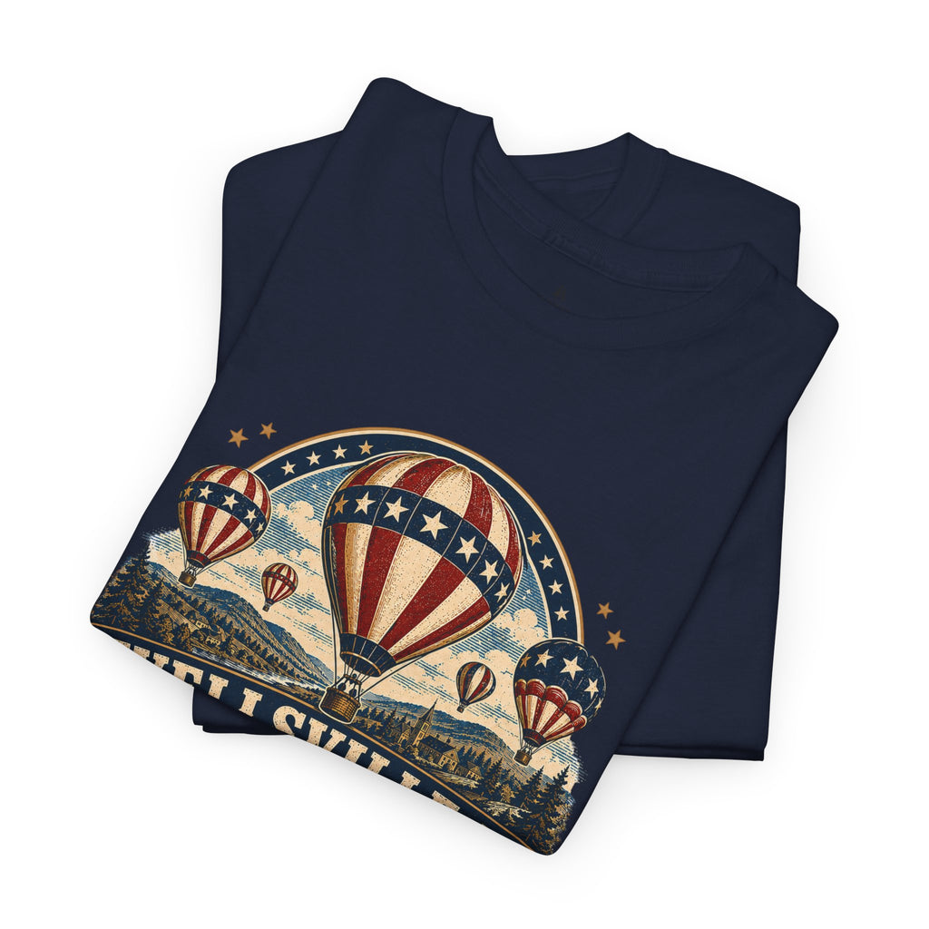 Balloon Rally T‑Shirt - Wellsville NY 2026 Hot Air Balloon Rally Vintage Festival Tee