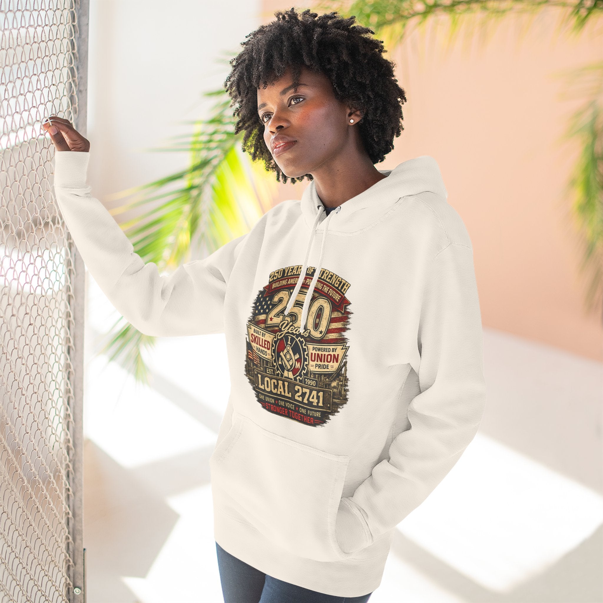 IAM Local 2741 | 250 Years Strong Commemorative Hoodie