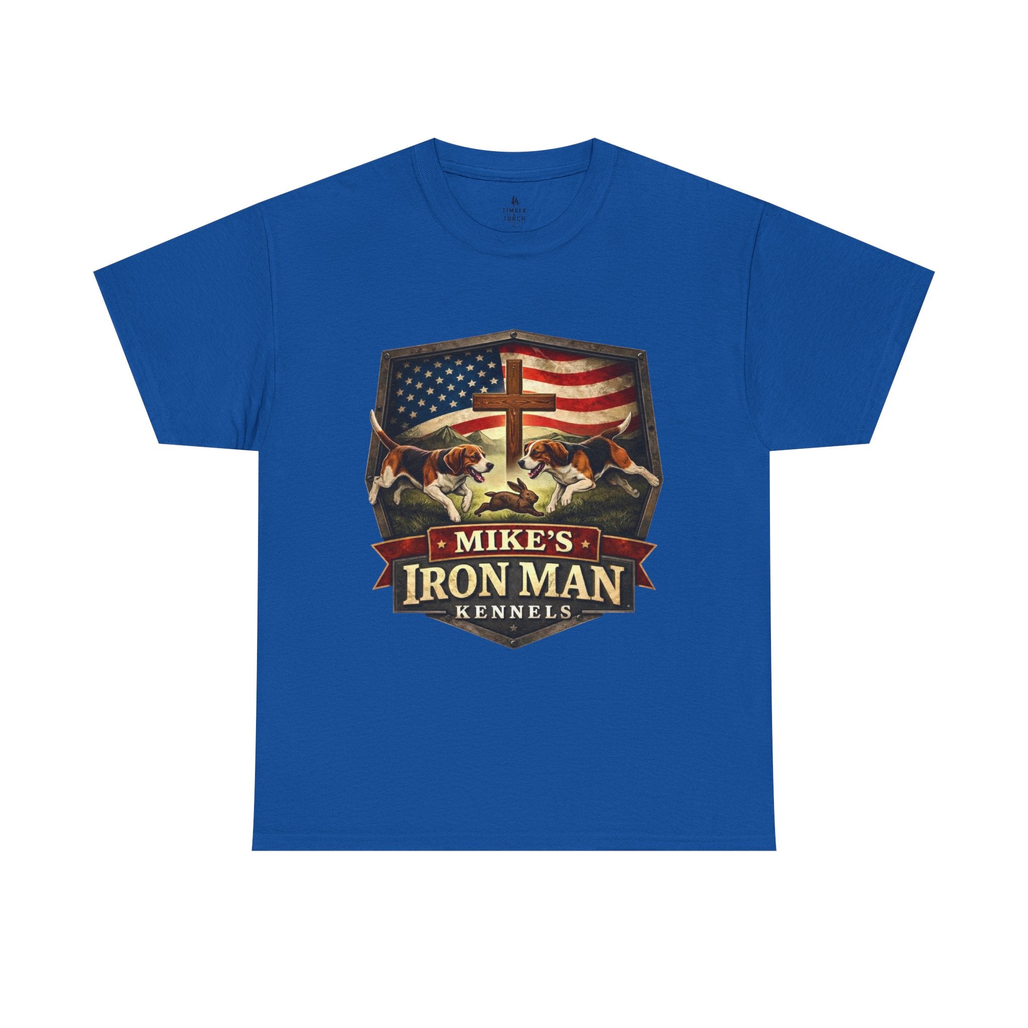 Mike’s Iron Man Kennels Patriotic Dog Lover Tee