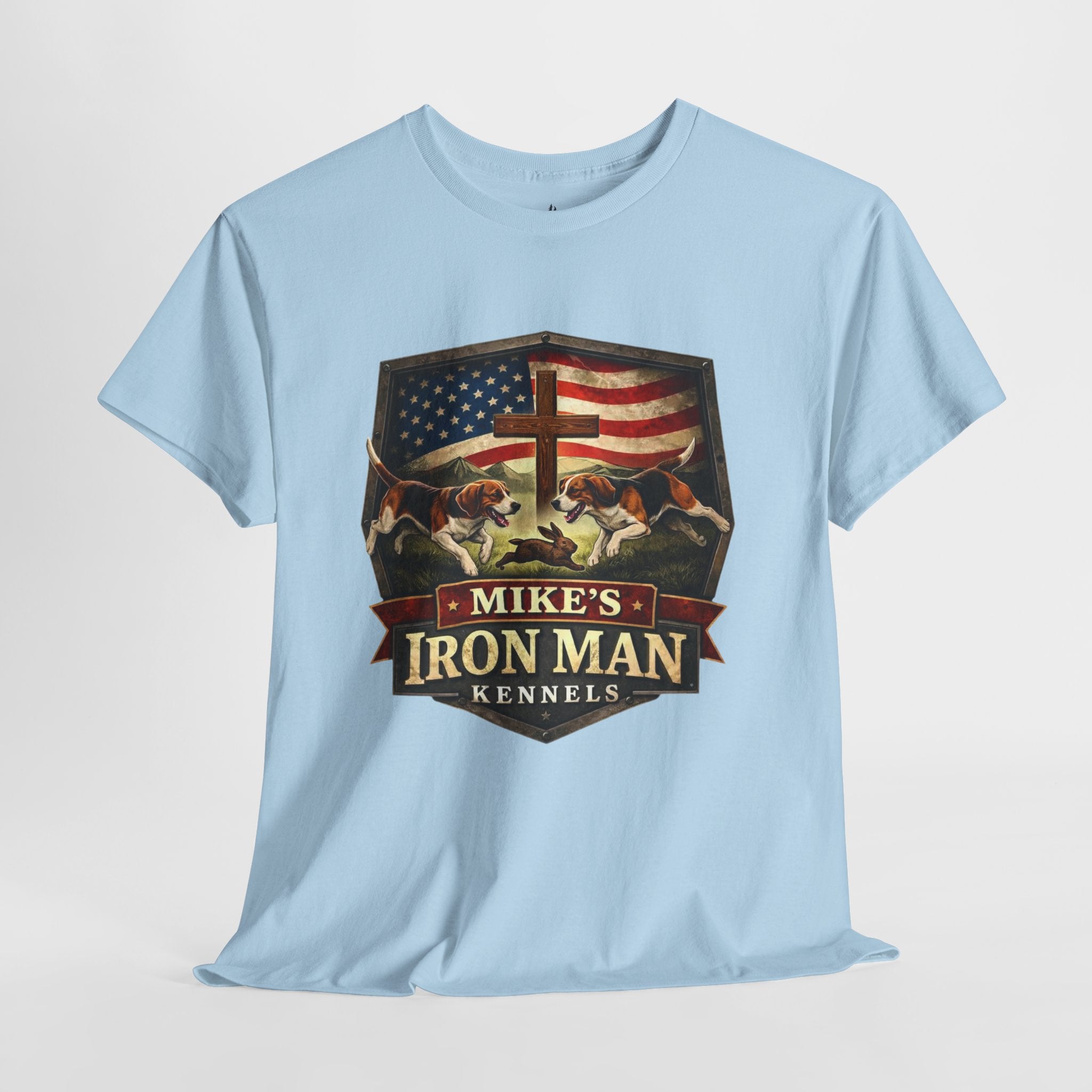 Mike’s Iron Man Kennels Patriotic Dog Lover Tee