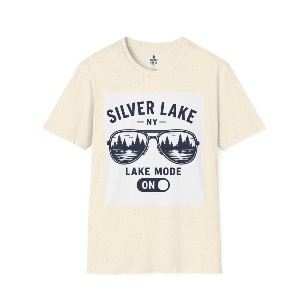 Lake Mode ON Silver Lake Softstyle T-Shirt