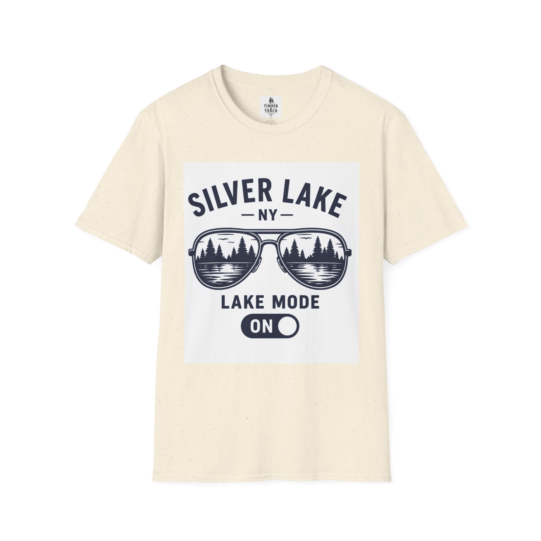 Lake Mode ON Silver Lake Softstyle T-Shirt