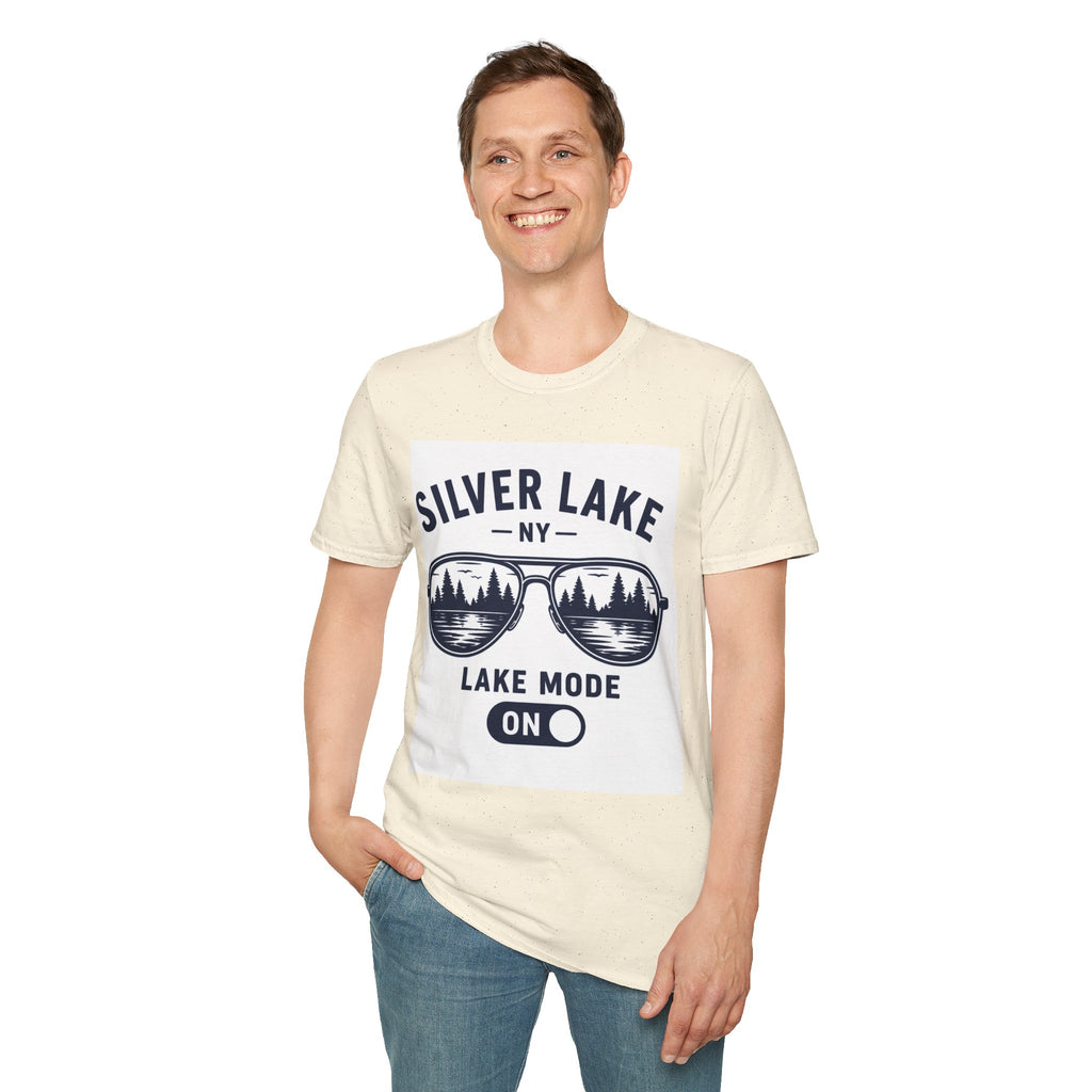 Lake Mode ON Silver Lake Softstyle T-Shirt