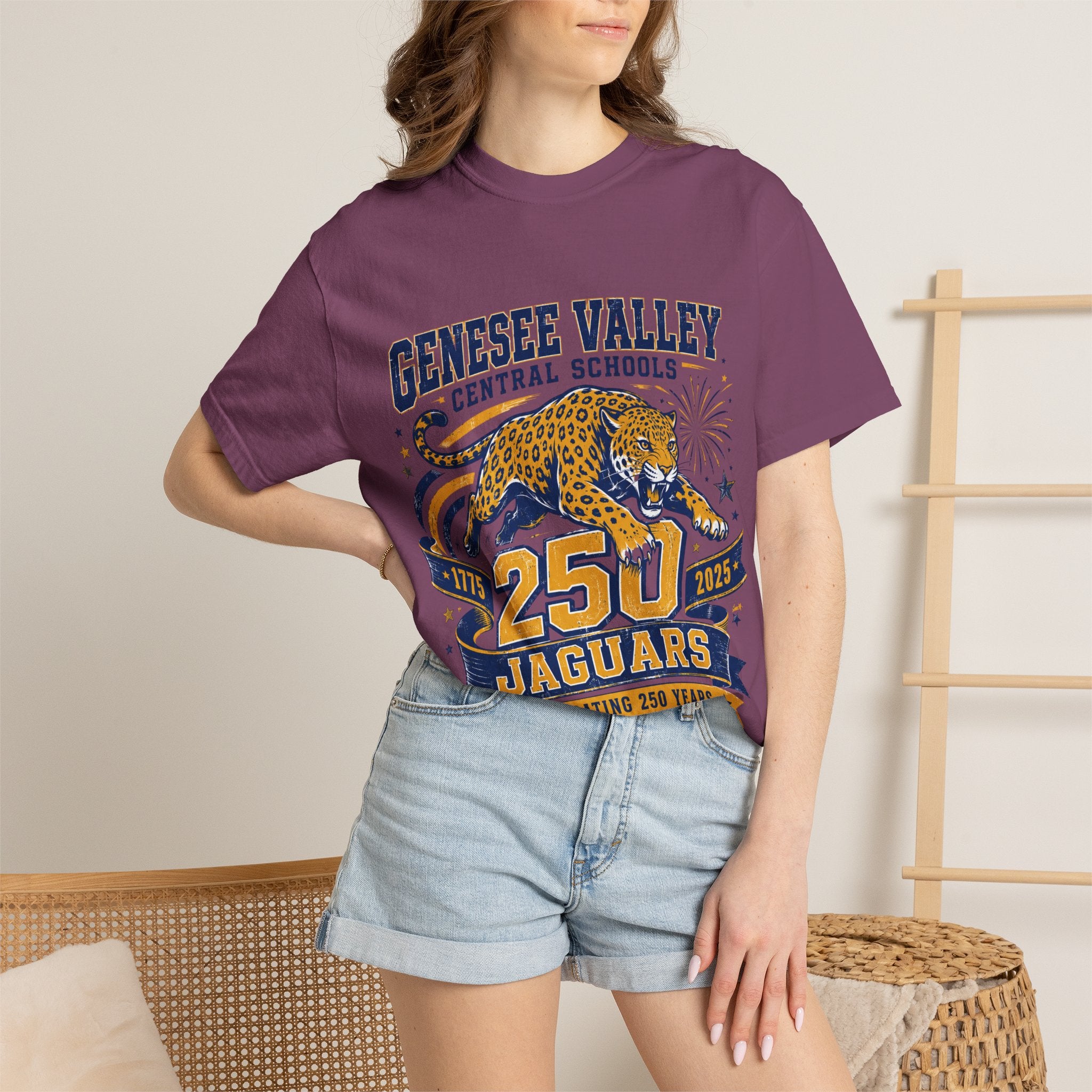 Genesee Valley Jaguars 250th Anniversary T-Shirt