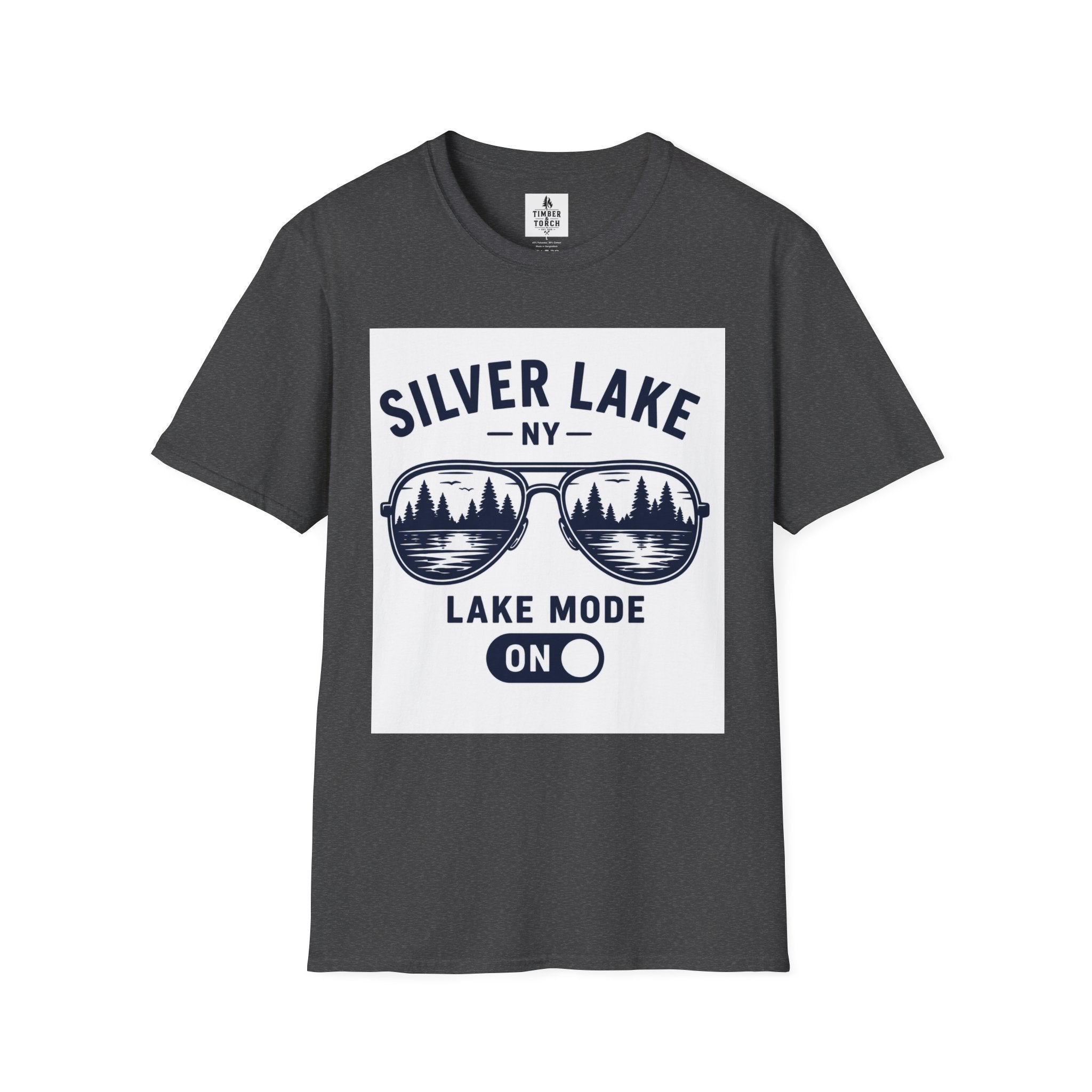 Lake Mode ON Silver Lake Softstyle T-Shirt