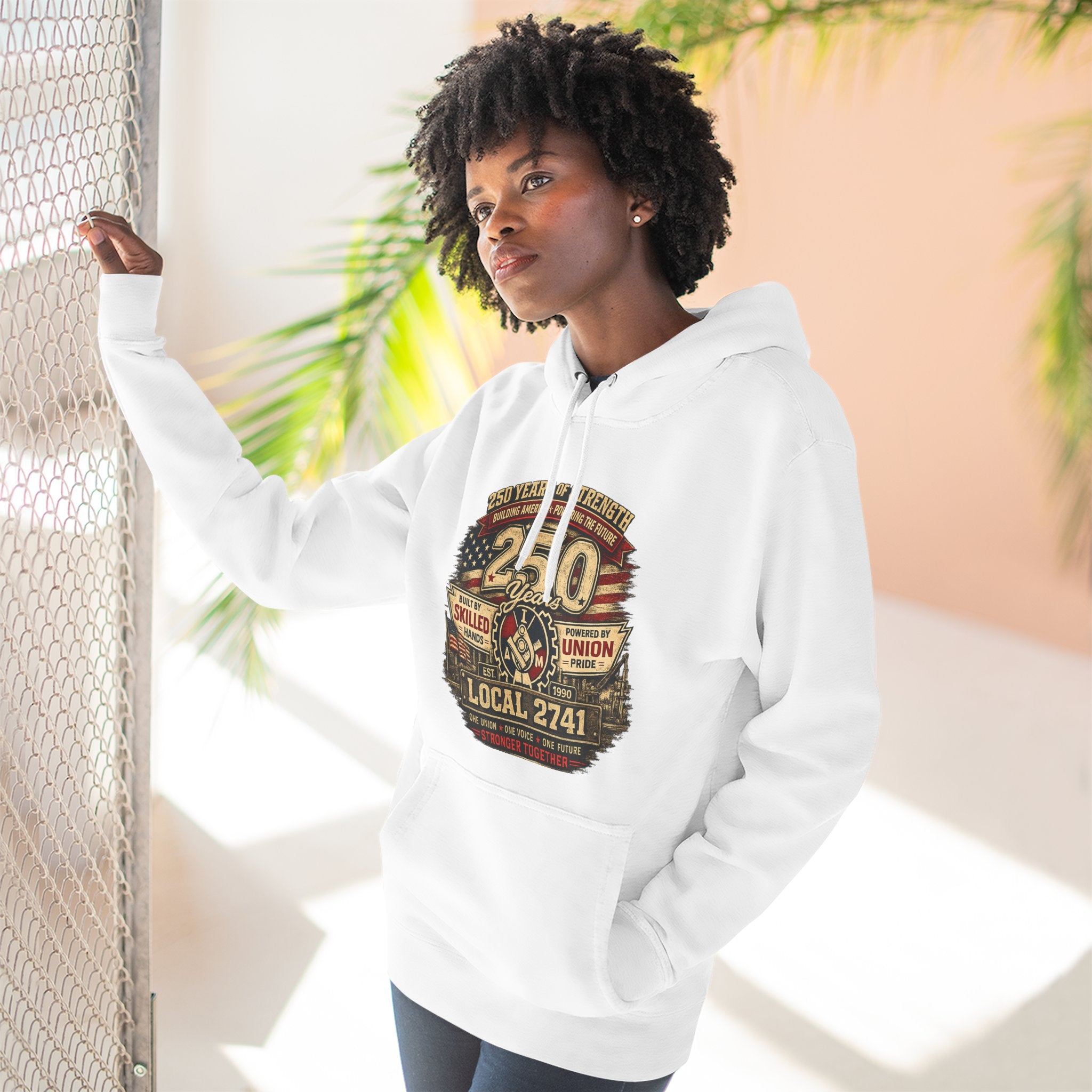 IAM Local 2741 | 250 Years Strong Commemorative Hoodie