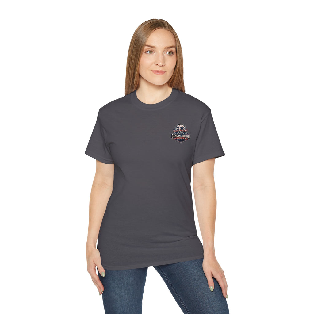 "General Roofing" Patriotic Logo T‑Shirt
