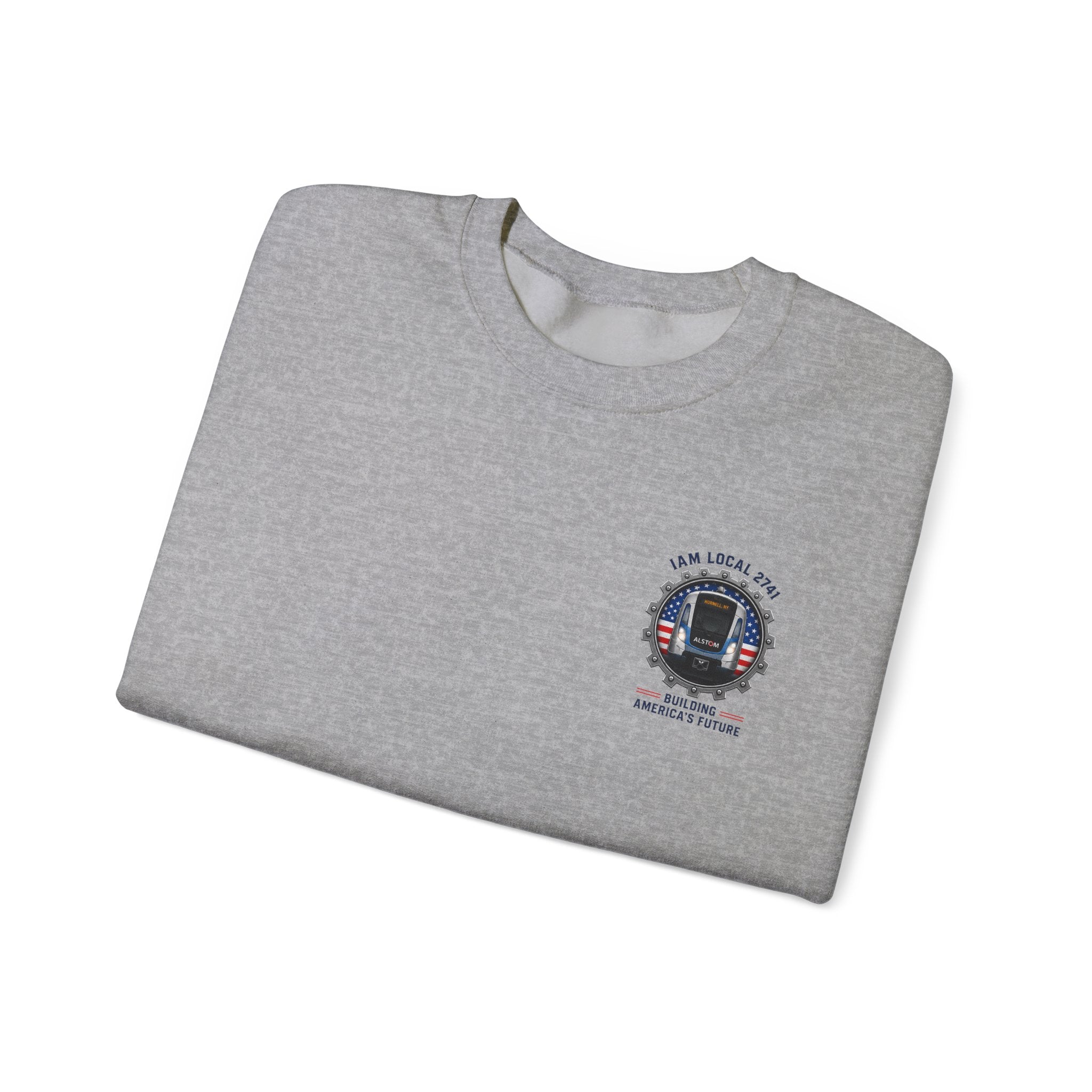 Union Pride Sweatshirt — "I Am Local 2741" 250 Years American Innovators Crewneck