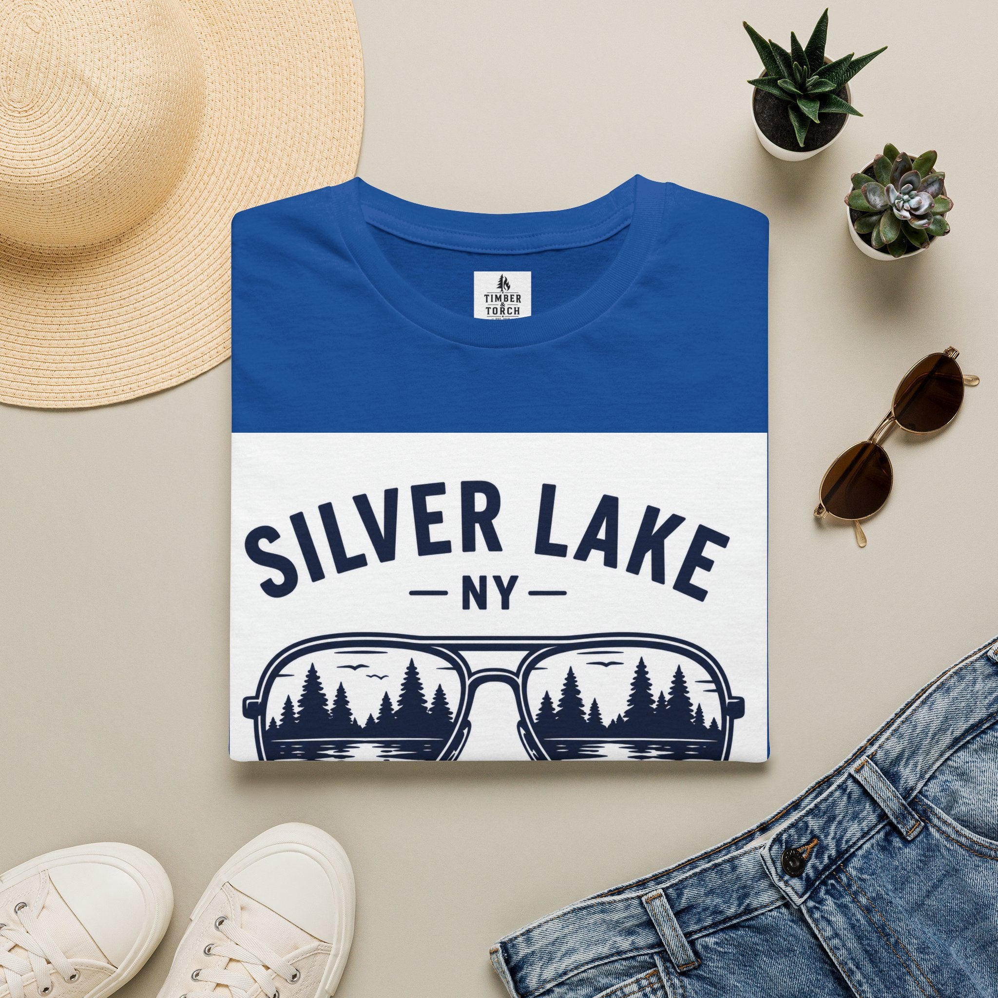 Lake Mode ON Silver Lake Softstyle T-Shirt