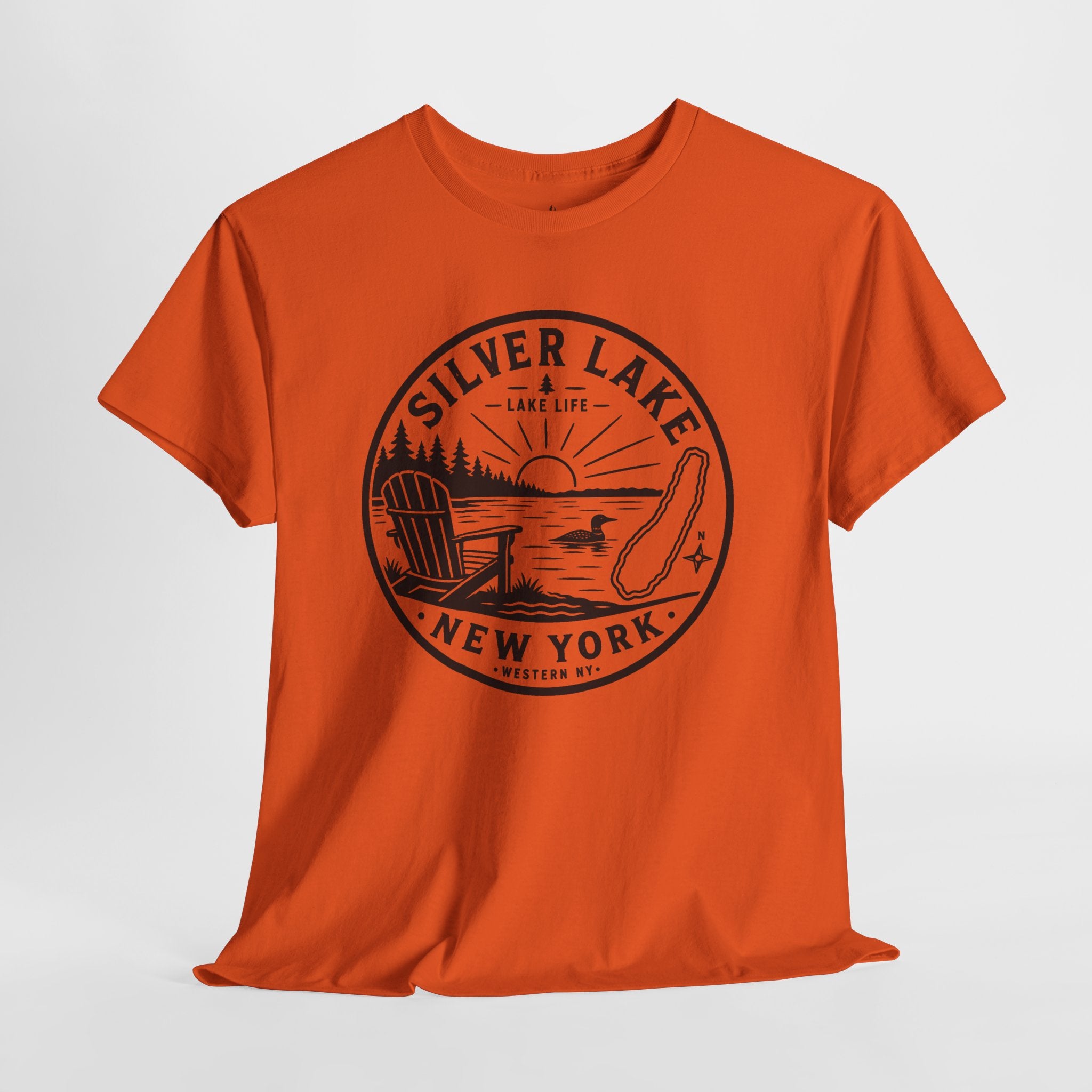 Silver Lake New York Lake Life T-Shirt