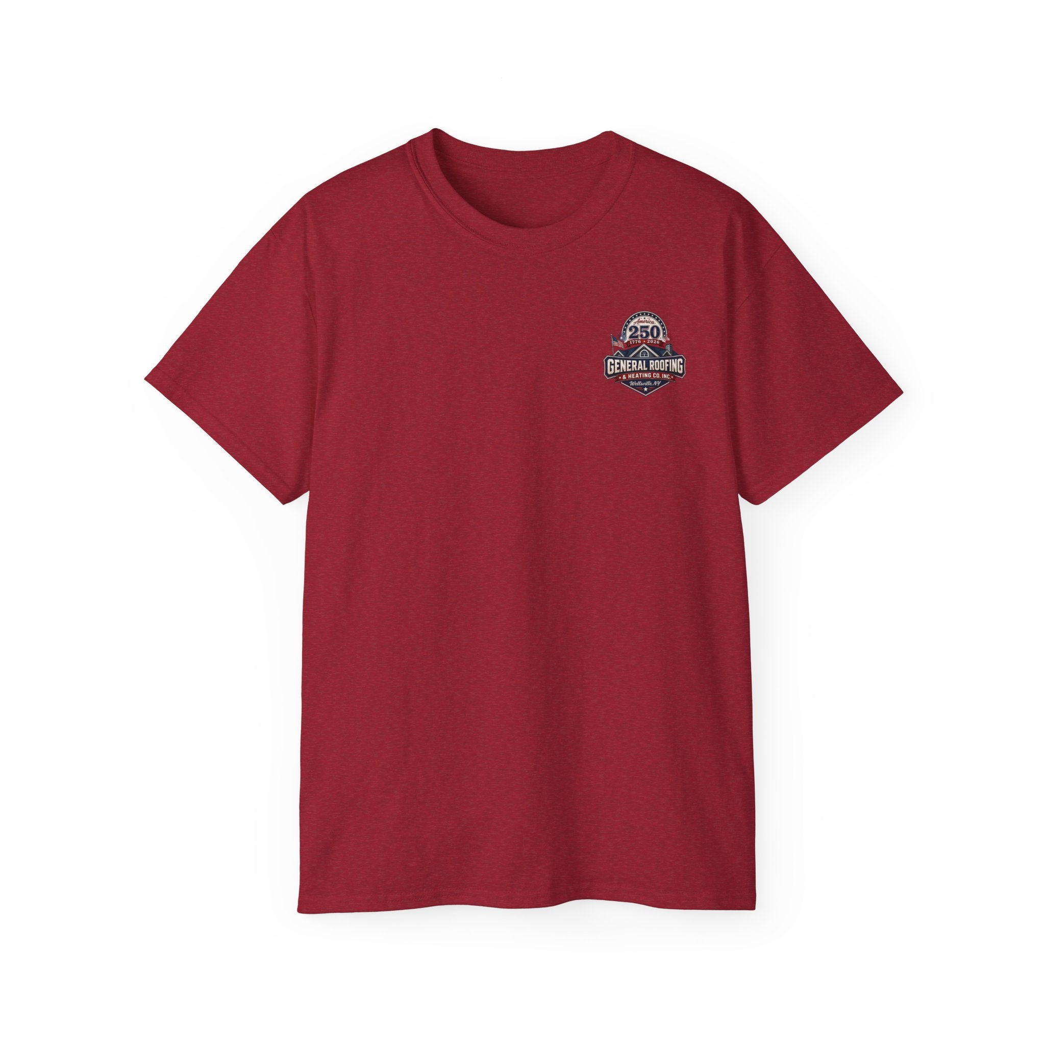 "General Roofing" Patriotic Logo T‑Shirt