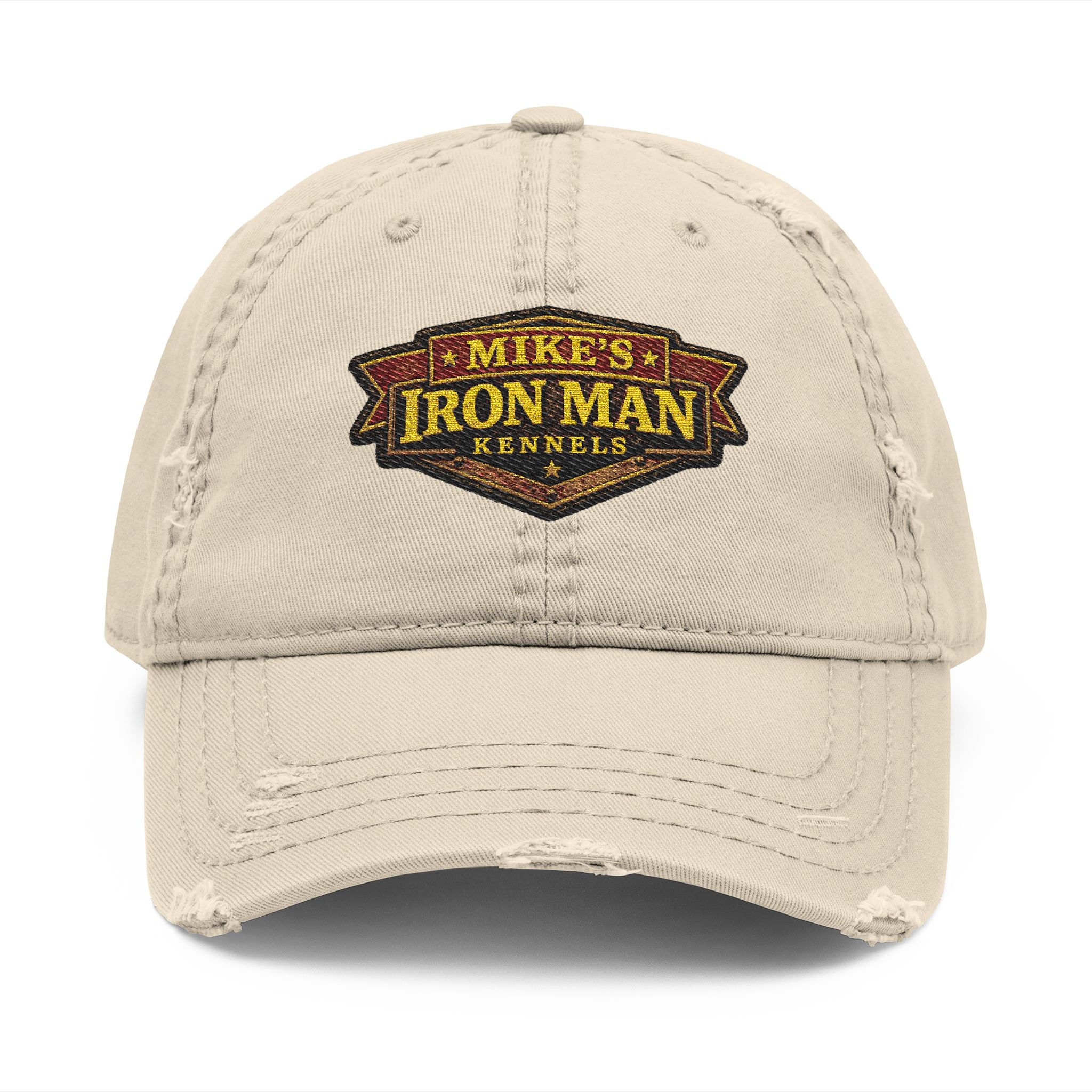 Mike’s Iron Man Kennels Distressed Dad Hat