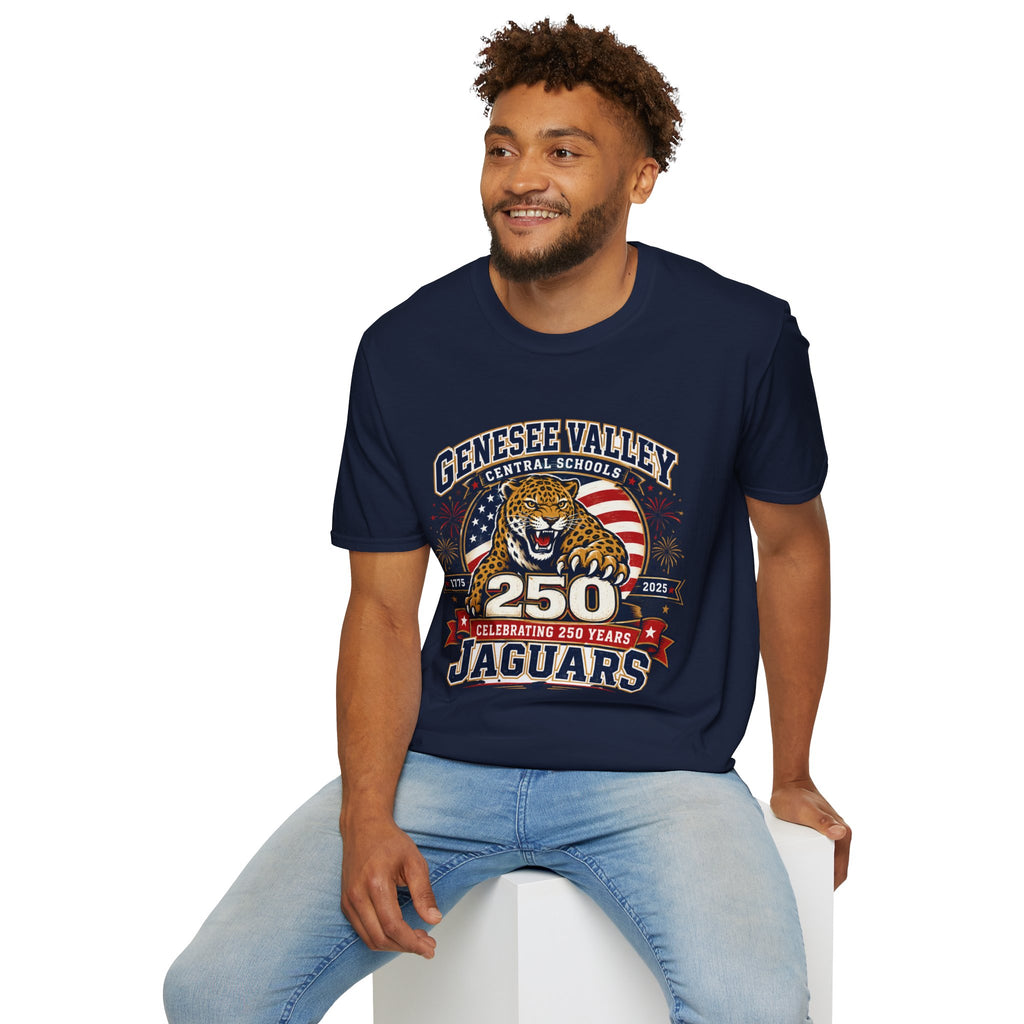 Genesee Valley Jaguars 250th Anniversary T-Shirt