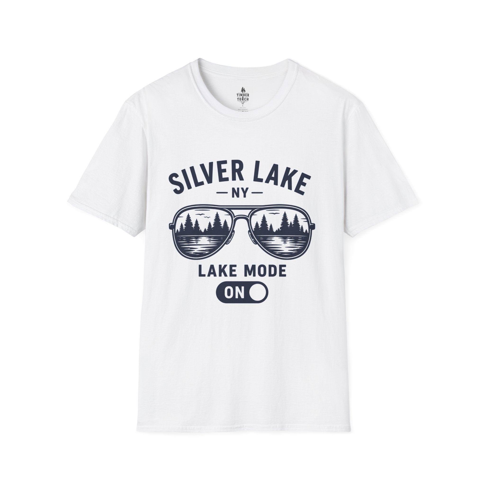 Lake Mode ON Silver Lake Softstyle T-Shirt