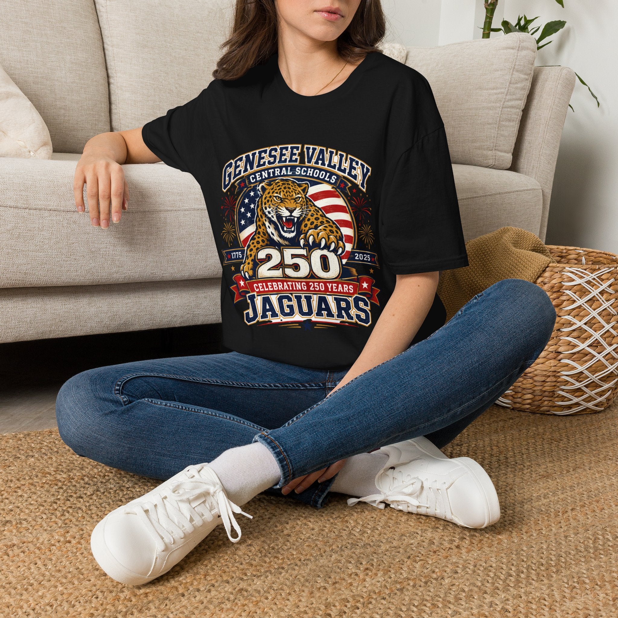Genesee Valley Jaguars 250th Anniversary T-Shirt