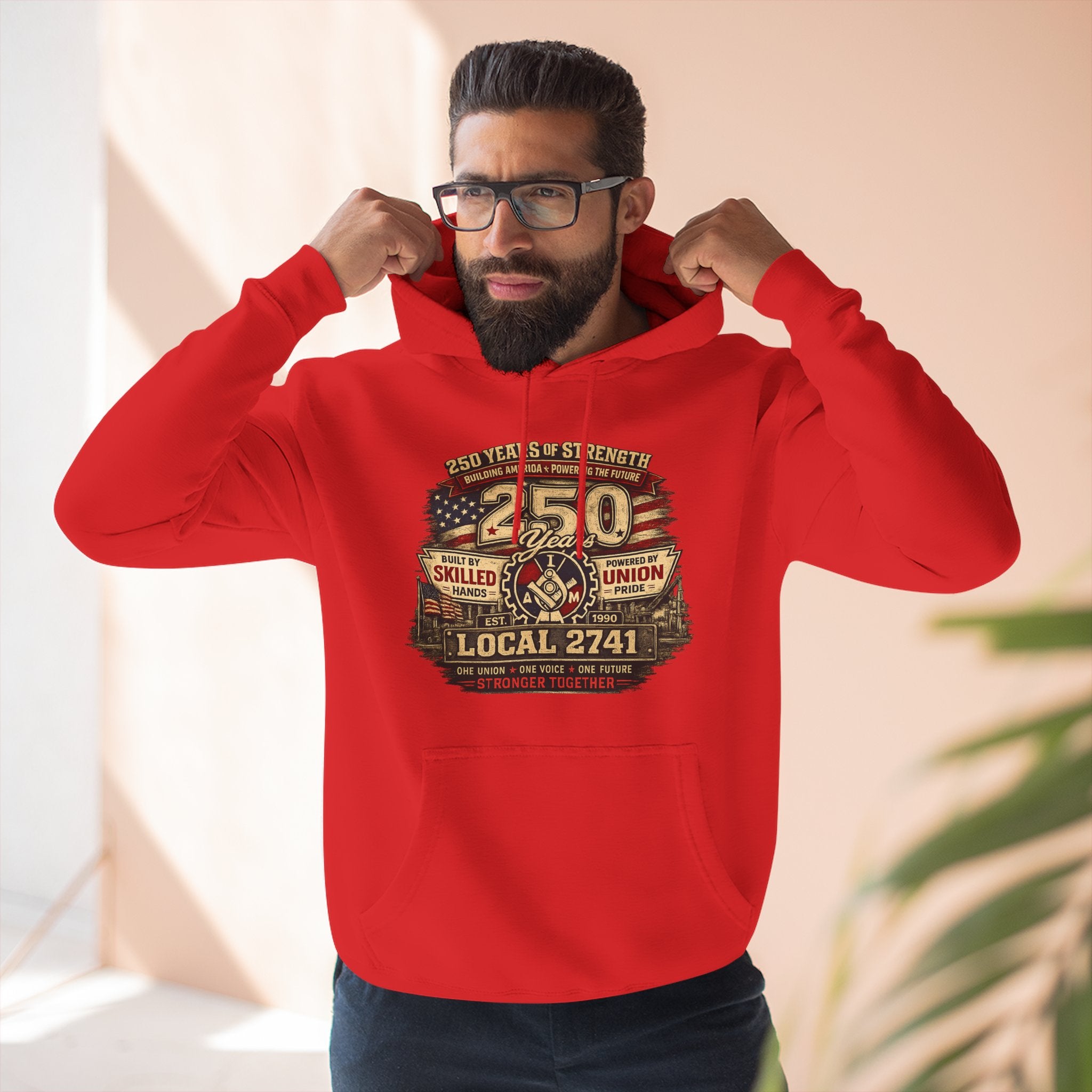 IAM Local 2741 | 250 Years Strong Commemorative Hoodie