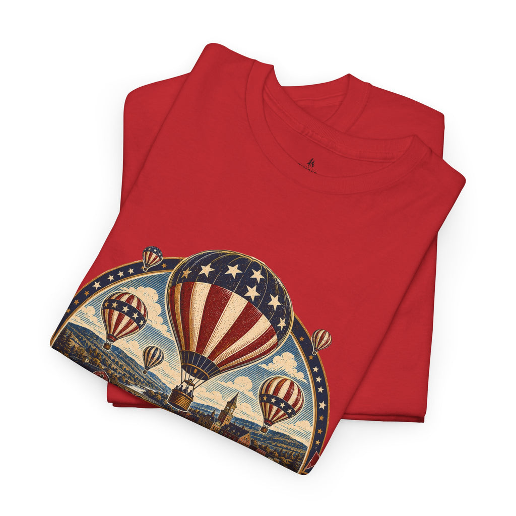 Wellsville NY Balloon Rally 2026 America 250 Vintage Festival T-Shirt