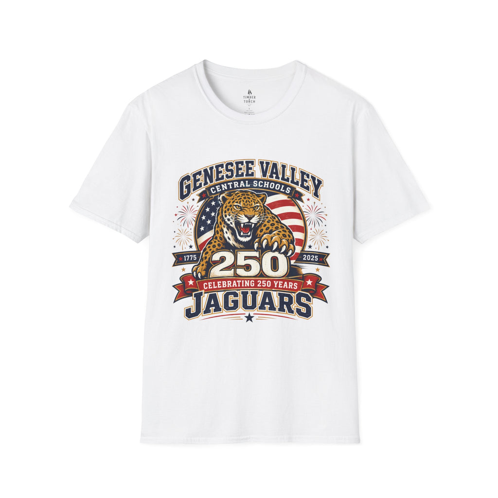 Genesee Valley Jaguars 250th Anniversary T-Shirt
