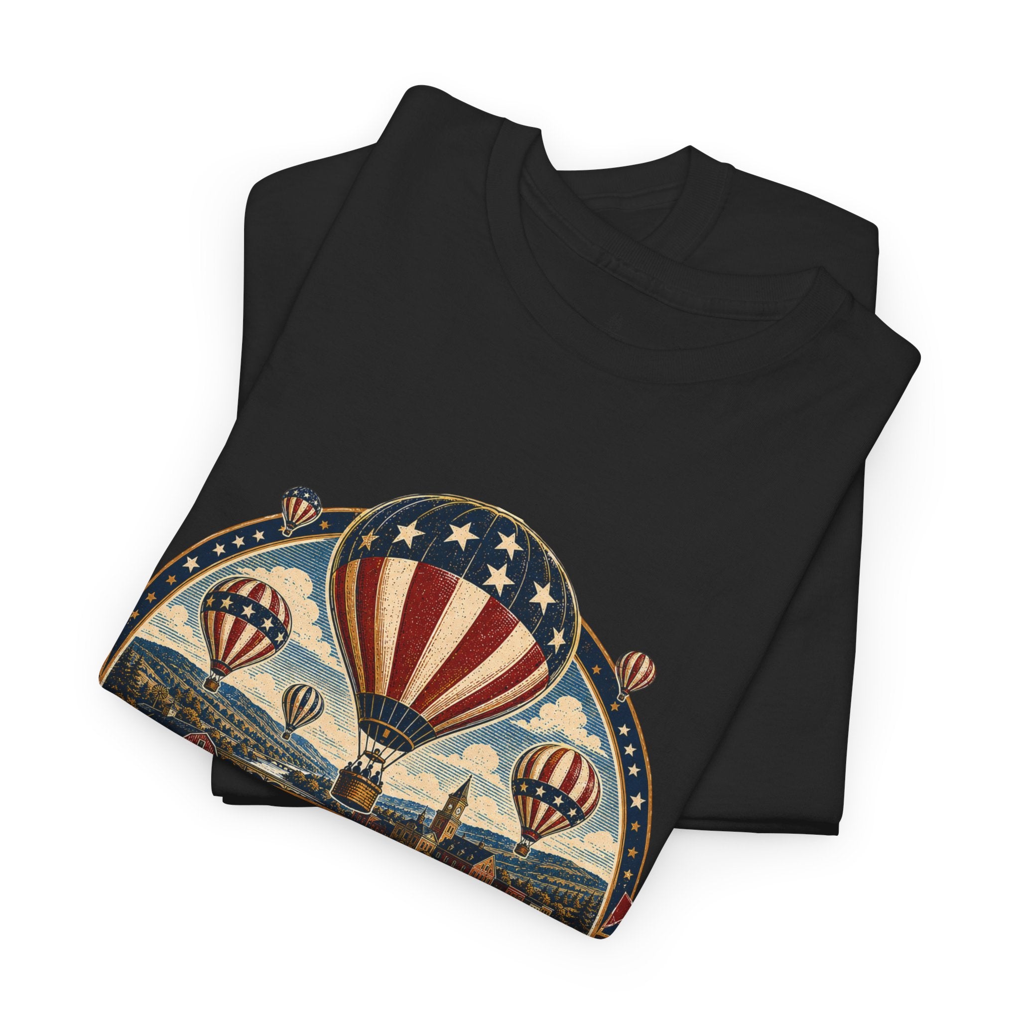 Wellsville NY Balloon Rally 2026 America 250 Vintage Festival T-Shirt