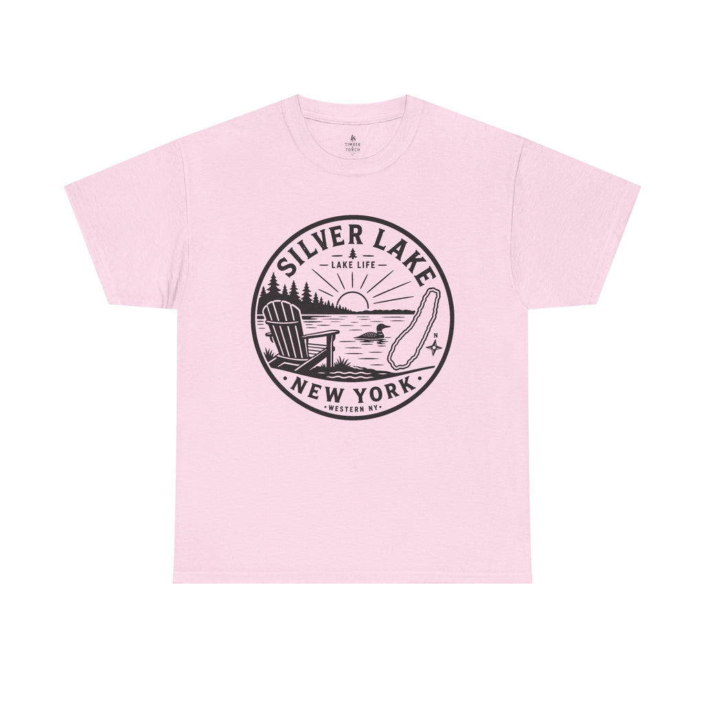 Silver Lake New York Lake Life T-Shirt