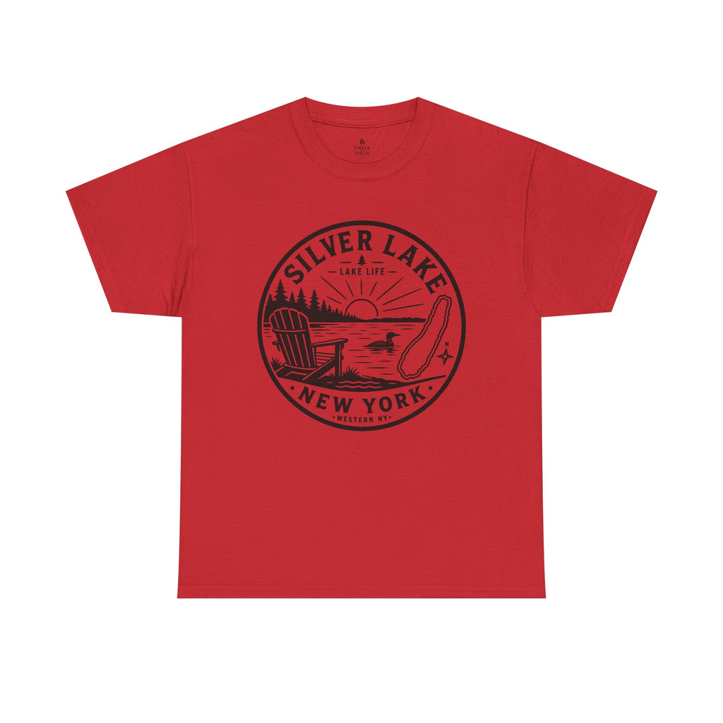 Silver Lake New York Lake Life T-Shirt