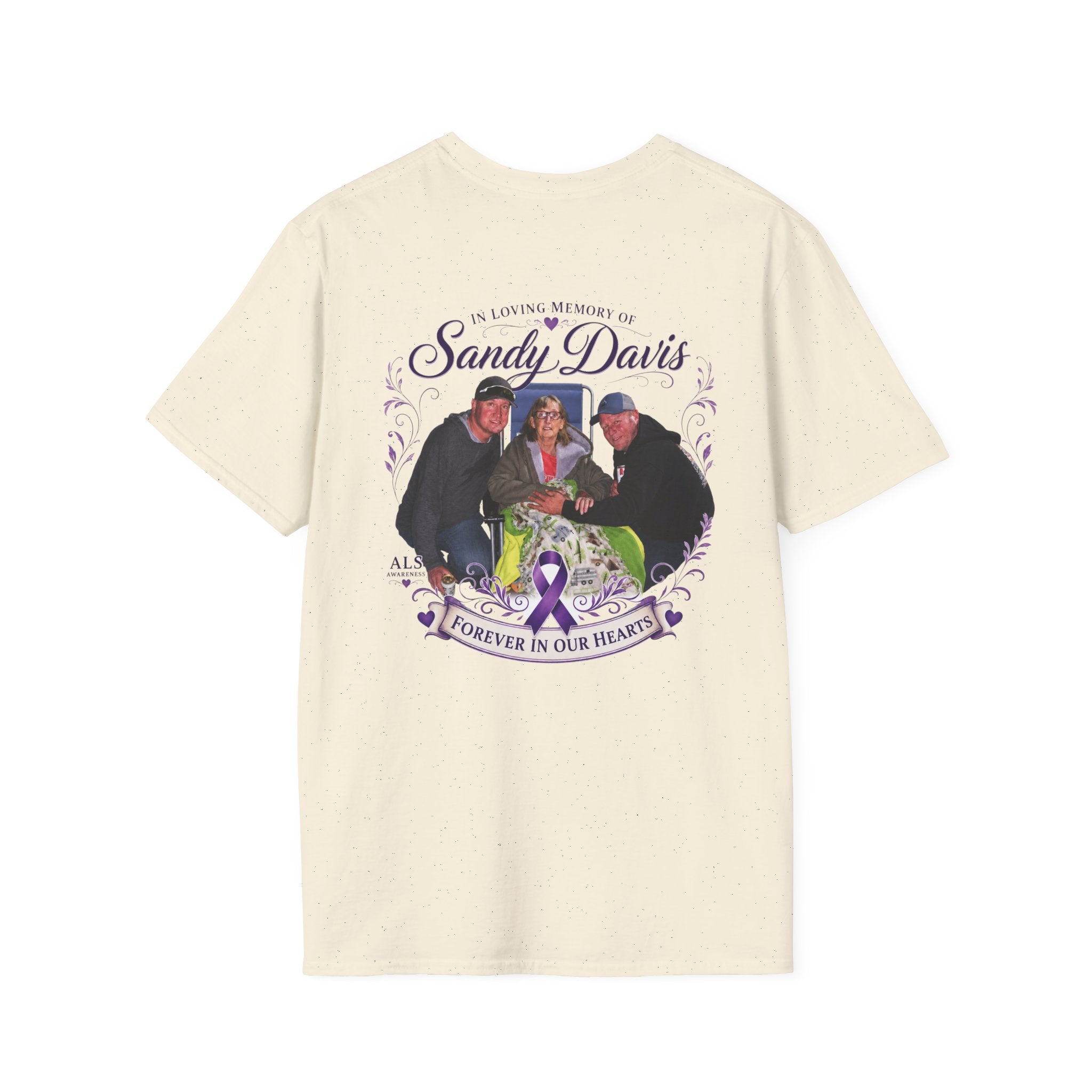 'Sandy Davis' Memorial Ribbon  Tee