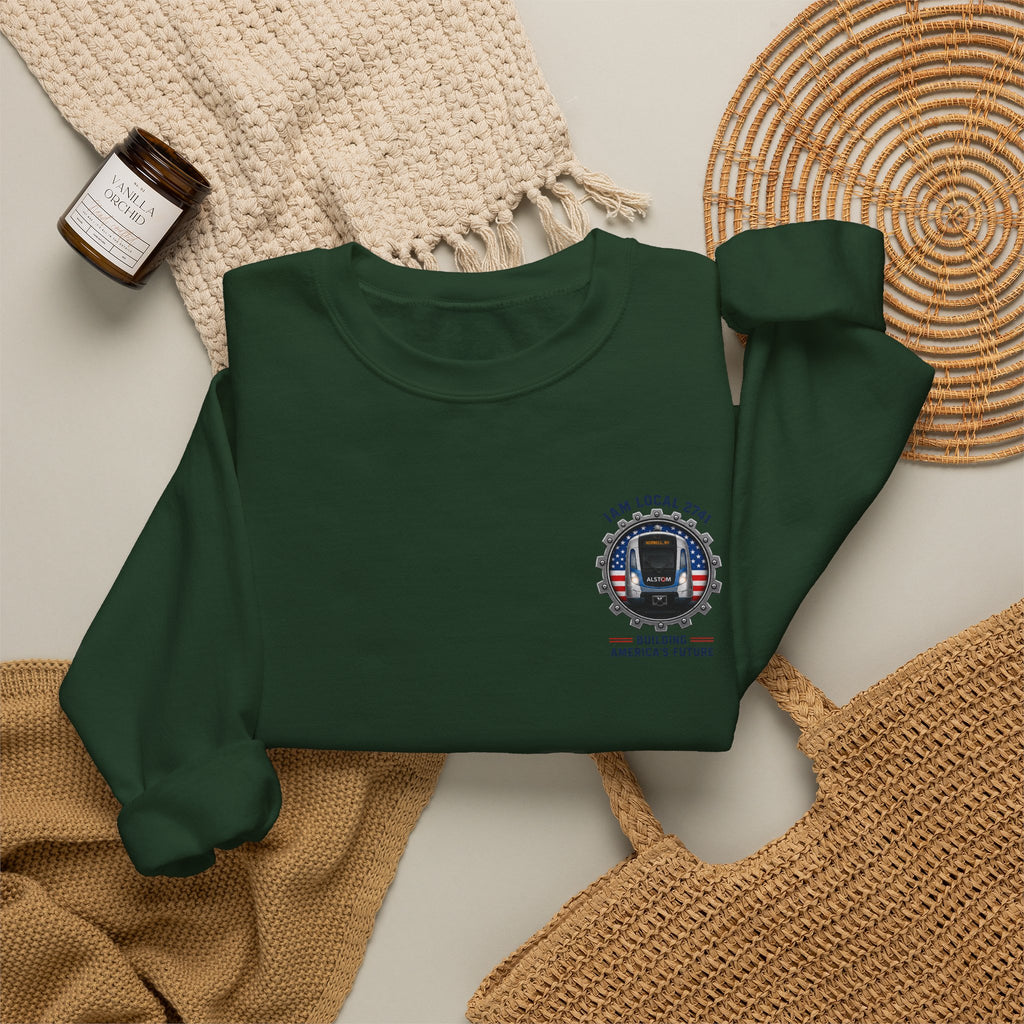 Union Pride Sweatshirt — "I Am Local 2741" 250 Years American Innovators Crewneck