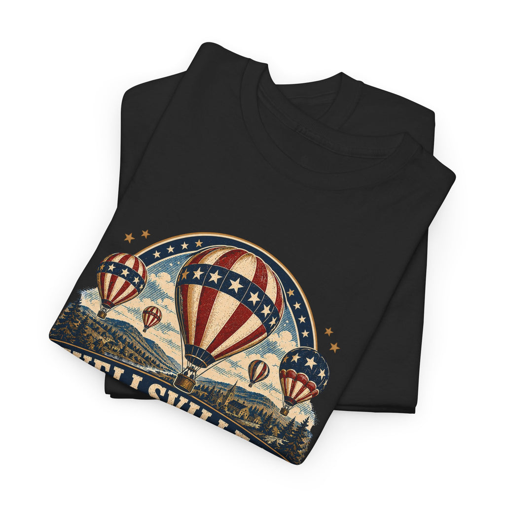 Balloon Rally T‑Shirt - Wellsville NY 2026 Hot Air Balloon Rally Vintage Festival Tee