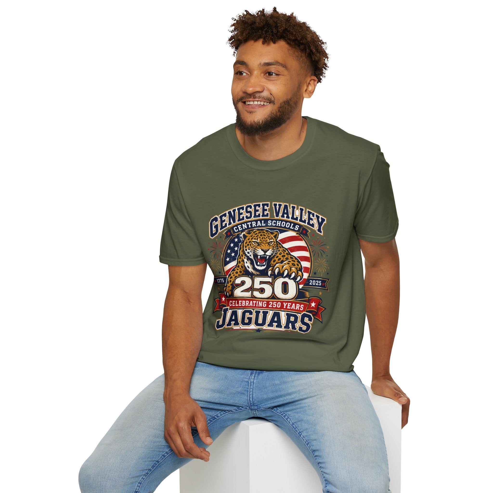 Genesee Valley Jaguars 250th Anniversary T-Shirt