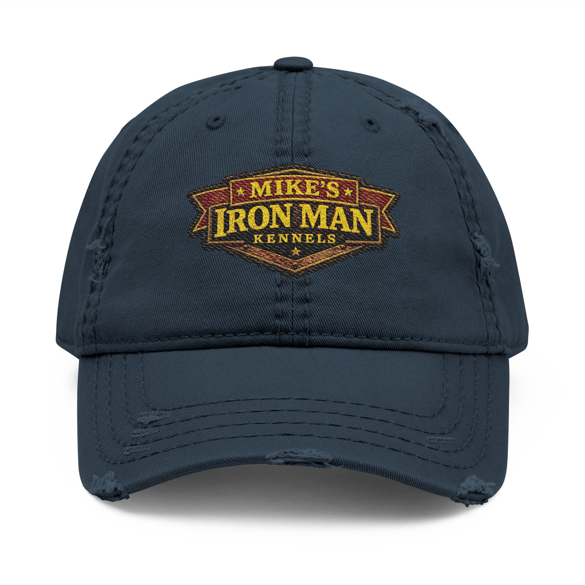 Mike’s Iron Man Kennels Distressed Dad Hat