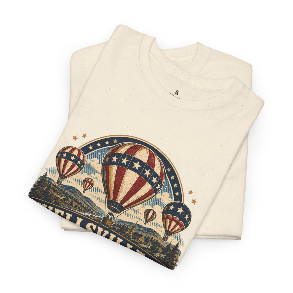 Balloon Rally T‑Shirt - Wellsville NY 2026 Hot Air Balloon Rally Vintage Festival Tee