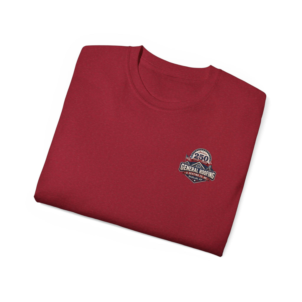 "General Roofing" Patriotic Logo T‑Shirt